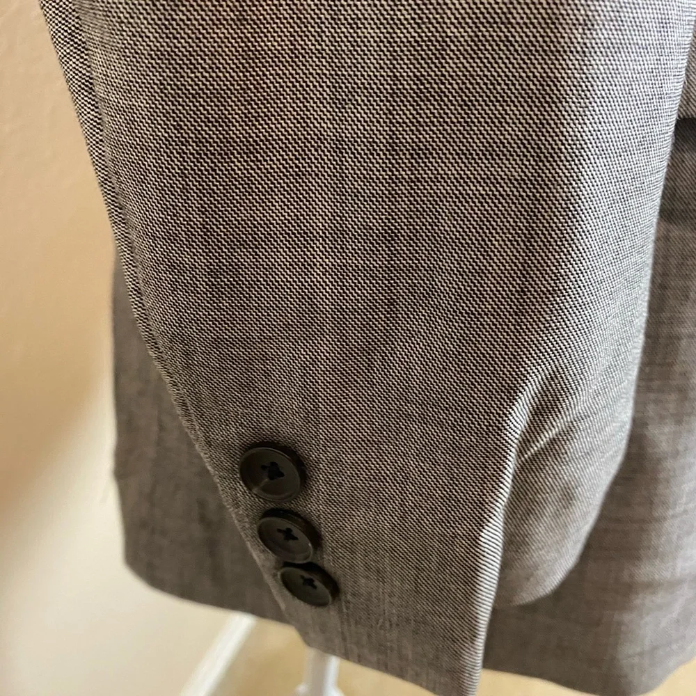 Theory Rodolf CF Grey Wool Two Button Single Breasted Blazer Size 38R